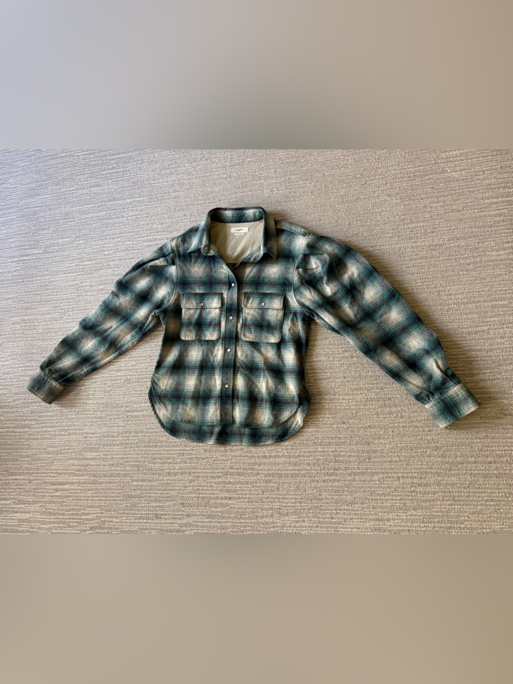 Isabel Marant Wool Plaid Shirt size 40 (8)